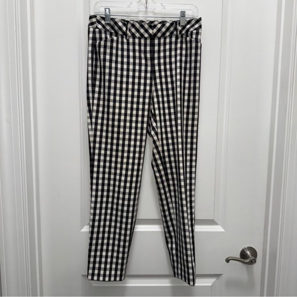 Express Like New! Gingham Print Editor Dress Pant